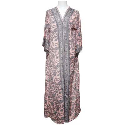 Kaftan (Rosa, Grå) från Boho Silke, Viskos