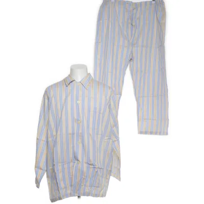 Pajamas (Gray, Yellow) from Derek Rose Cotton