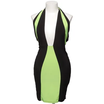 Robe dos-nu (Noir, Jaune) de Fashion Nova Élasthane, Polyester