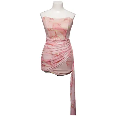 Kleid (Pink, Beige) von Shein Elasthan, Polyester