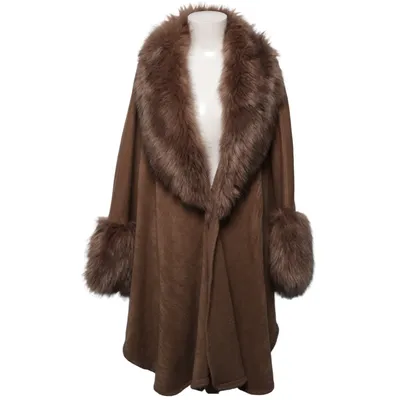 Poncho (Beige) Acrylique