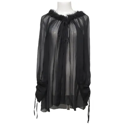 Blouse (Zwart) van Dondup Zijde