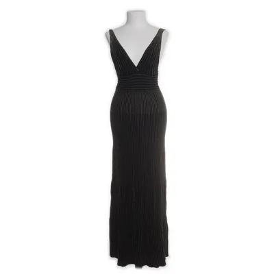 Maxi jurk (Zwart, Goud) van Mango Polyamide, Polyester, Viscose