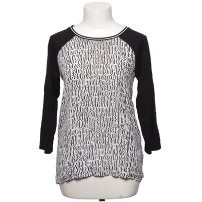 Haut (Noir, Blanc) de Margittes Élasthane, Modal, Soie, Viscose