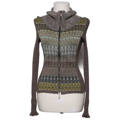 Cardigan (Bruin, Groen, Grijs) van Eva & Claudi Wol