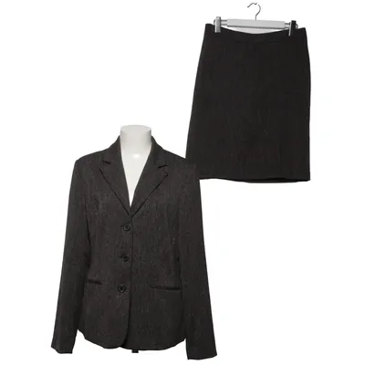 Tailleur jupe (Gris) de Cappuccini Élasthane, Polyamide, Polyester, Viscose