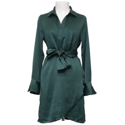 Wrap dress (Green) from Bubbleroom Polyester