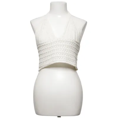 Haut dos-nu (Beige) de Romwe Polyester