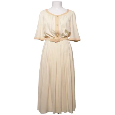 Maxi dress (Beige) from Louis Féraud Acrylic, Polyester, Wool
