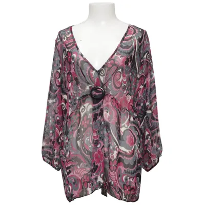 Blouse (Pink, Gray, Multicolored) from Mingel Polyester