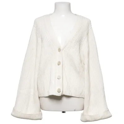 Strickjacke (Weiß) von H&M Trend Baumwolle, Polyamid, Wolle