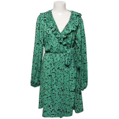 Wrap dress (Green, Black) from Pink Clove Elastane, Polyester