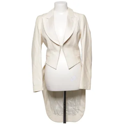 Paradejakke (Beige) fra Tiger of Sweden Viscose, Uld