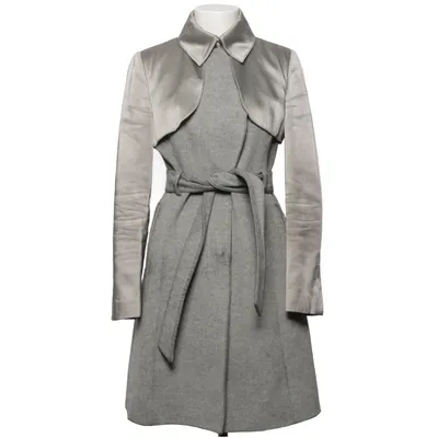 Kappa (Grå) från Karen Millen Acetat, Kashmir, Bomull, Polyamid, Viskos, Ull
