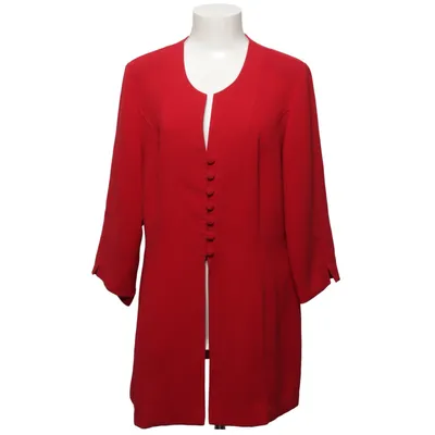 Blazer (Rouge) de Elinette Acétate, Polyester