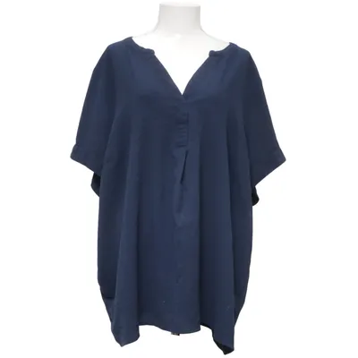 Top (Blauw) van Zizzi Elastaan, Gerecycled polyester