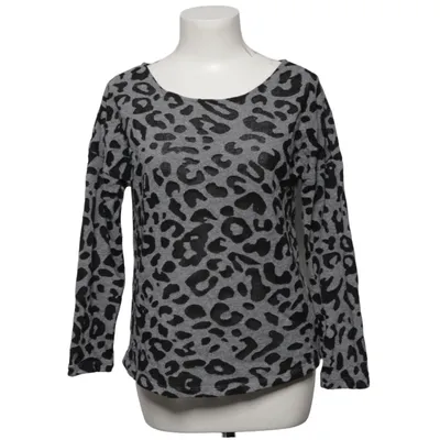 Sweater (Gray, Black) from Size 8 Needle Cotton, Polyester
