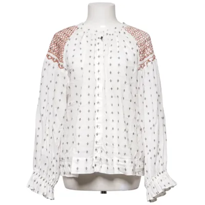 Bluse (Hvid, Brun, Sort) fra Charlie Joe Bomuld