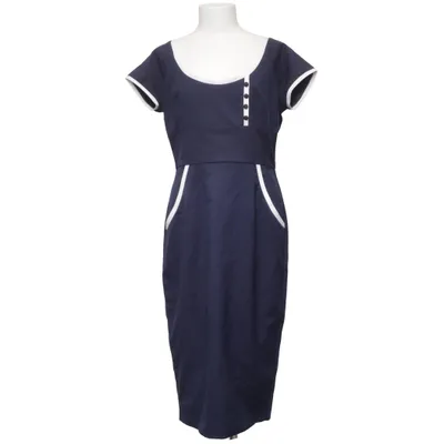 Kleid (Blau, Weiß) von Glamour Bunny Baumwolle, Elasthan, Polyester