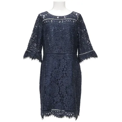 Robe de cocktail (Bleu) de Steps Coton, Polyamide, Polyester, Viscose