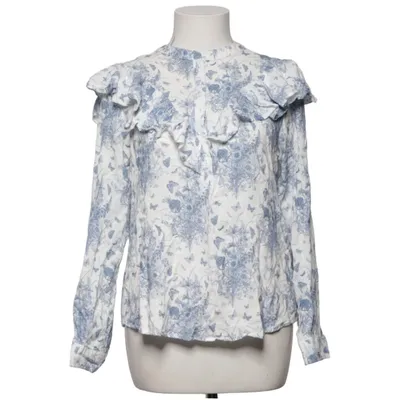 Blouse (Blauw, Wit) van Essentials by Tchibo Viscose