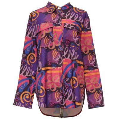 Shirt (Purple, Blue, Multicolored) from Sheilay