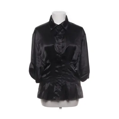 Short sleeve shirt (Black) from Usha Elastane, Polyester