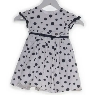 Dress (White, Blue) from Mayoral Chic Cotton, Polyester