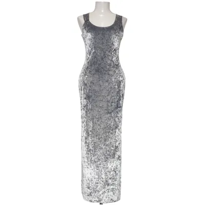 Maxi dress (Gray) from Glitzy Elastane, Polyamide, Polyester