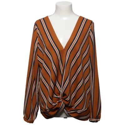 Blouse portefeuille (Marron, Bleu, Blanc) de Collection Pimkie
