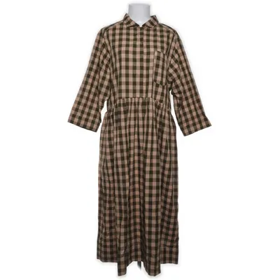 Långklänning (Grön, Beige, Flerfärgad) från Toast Bomull