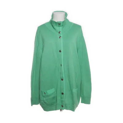 Cardigan (Green) from Golléhaug Acrylic, Cotton