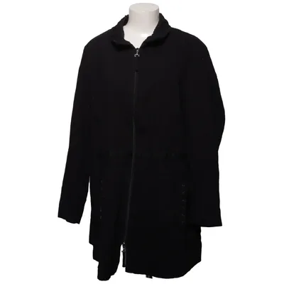 Manteau (Noir) de Chalou Acétate, Coton, Élasthane, Polyamide