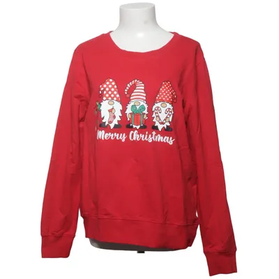 Julesweater (Rød, Flerfarvet) Bomuld, Elastan