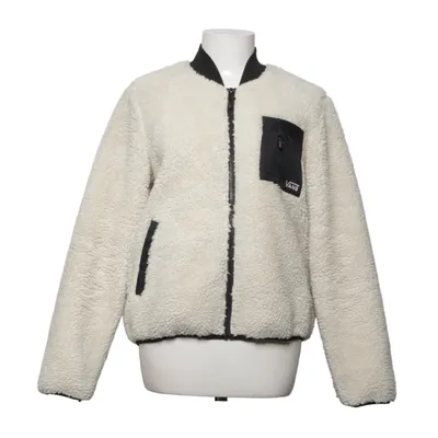 Fleece jacket (Beige, Black) from Vans Acrylic, Polyester