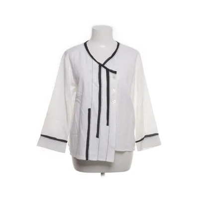 Top (Zwart, Wit) van Jensen Women Only Linnen, Zijde, Viscose