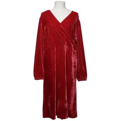 Slå-om-kjole (Rød) fra Indiska Elastan, Polyester