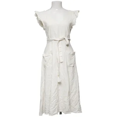 Dress (White) from Zara Linen, Viscose