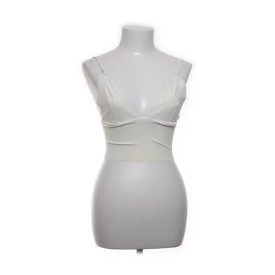 Crop top (Hvid) fra Chiquelle Elastan, Polyamid