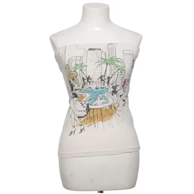 Tube top (Beige) van Forever 21 Katoen, Elastaan