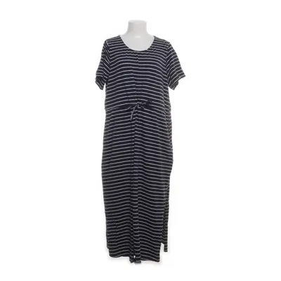 Maxi dress (Blue, White) from Zizzi Cotton, Elastane