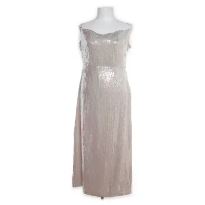 Cocktailklänning (Silverfärgad, Beige) från Pretty Lavish Elastan, Polyester