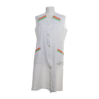 Vest (White, Multicolored) from Diolen Cotton, Polyester