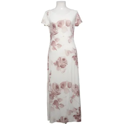 Robe longue (Blanc, Multicolore) de Lizetti Acétate, Élasthane