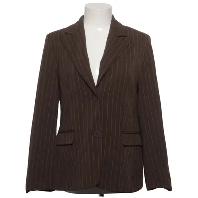 Blazer (Marron) de Flare Collection Élasthane, Polyester, Viscose