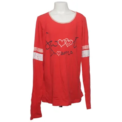 T-shirt à manches longues (Rouge, Blanc) de Pepperts Coton