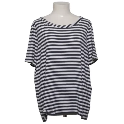 T-shirt (Zwart, Wit) van Emilia Lay Elastaan, Viscose