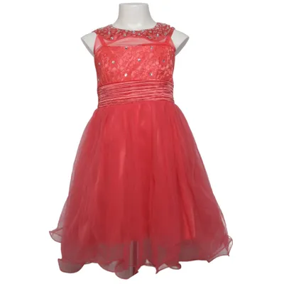 Bloemenmeisjes jurk (Rood) van Baboon Polyester