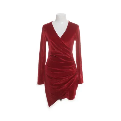 Cocktailklänning (Röd) från Shein Elastan, Polyester