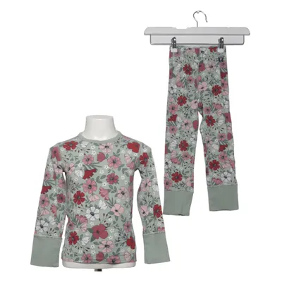 Pyjamas (Grön, Flerfärgad) från Polarn O. Pyret Elastan, Ekologisk bomull